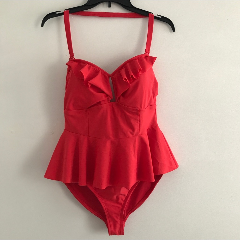 One piece bathing suit
